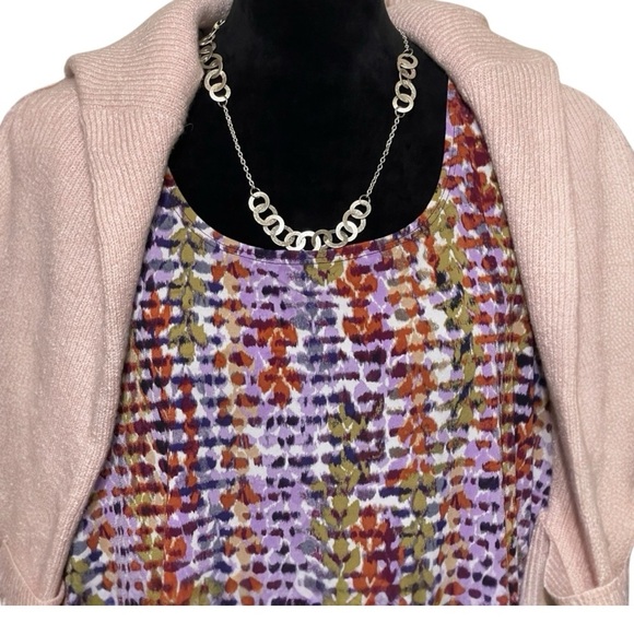 💥SALE💥TREASURE & BOND PINK SEPIA OFF THE SHOULDER SWEATER SZ XL NWTS - Picture 4 of 12